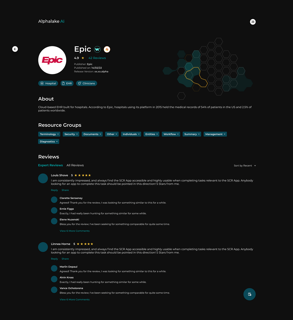 Expanded API View